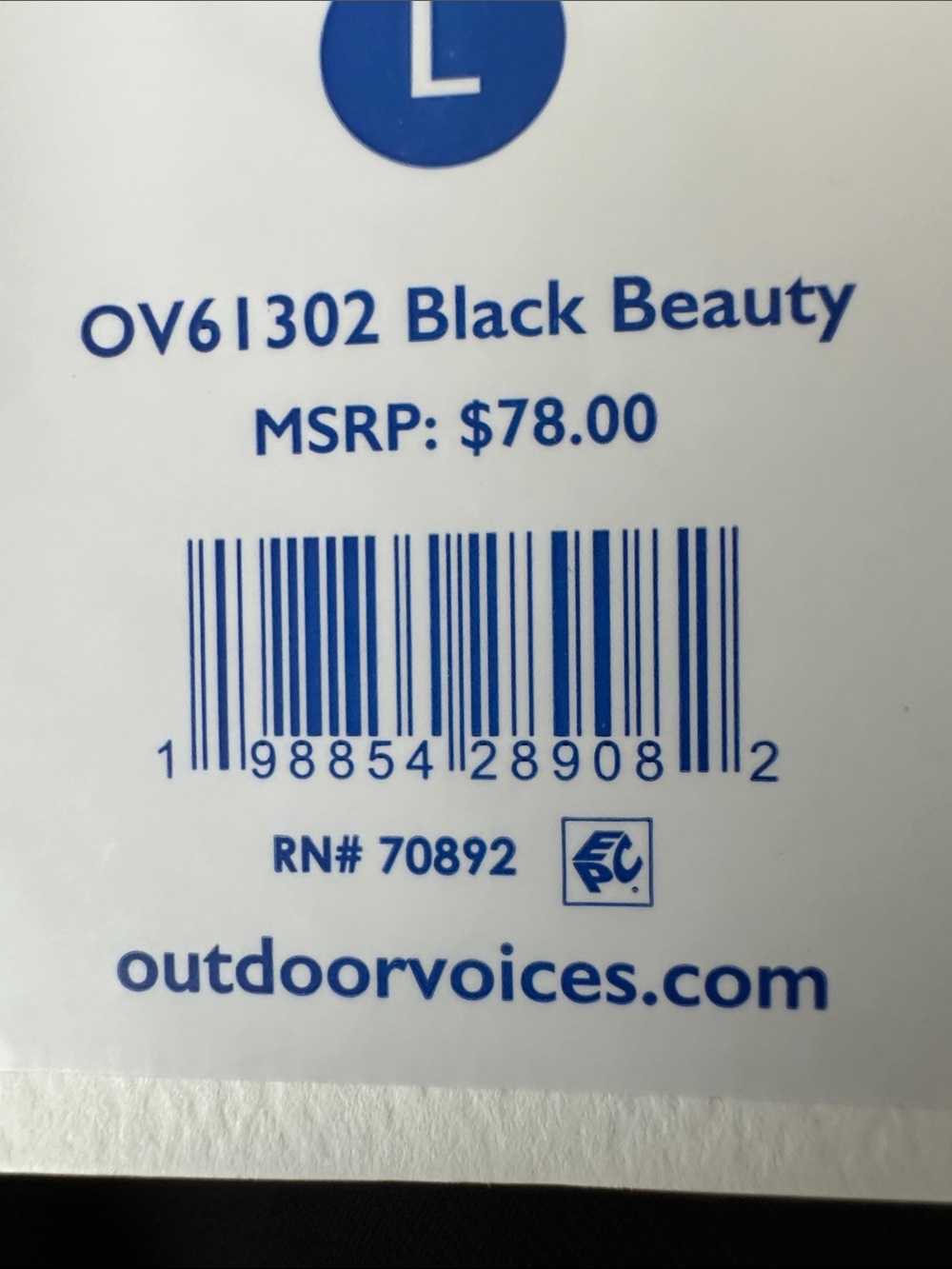 NWT Men’s Outdoor Voices Black HiFlex 5 Pocket Shorts with 7” Inseam Size Large - Picture 7 of 7
